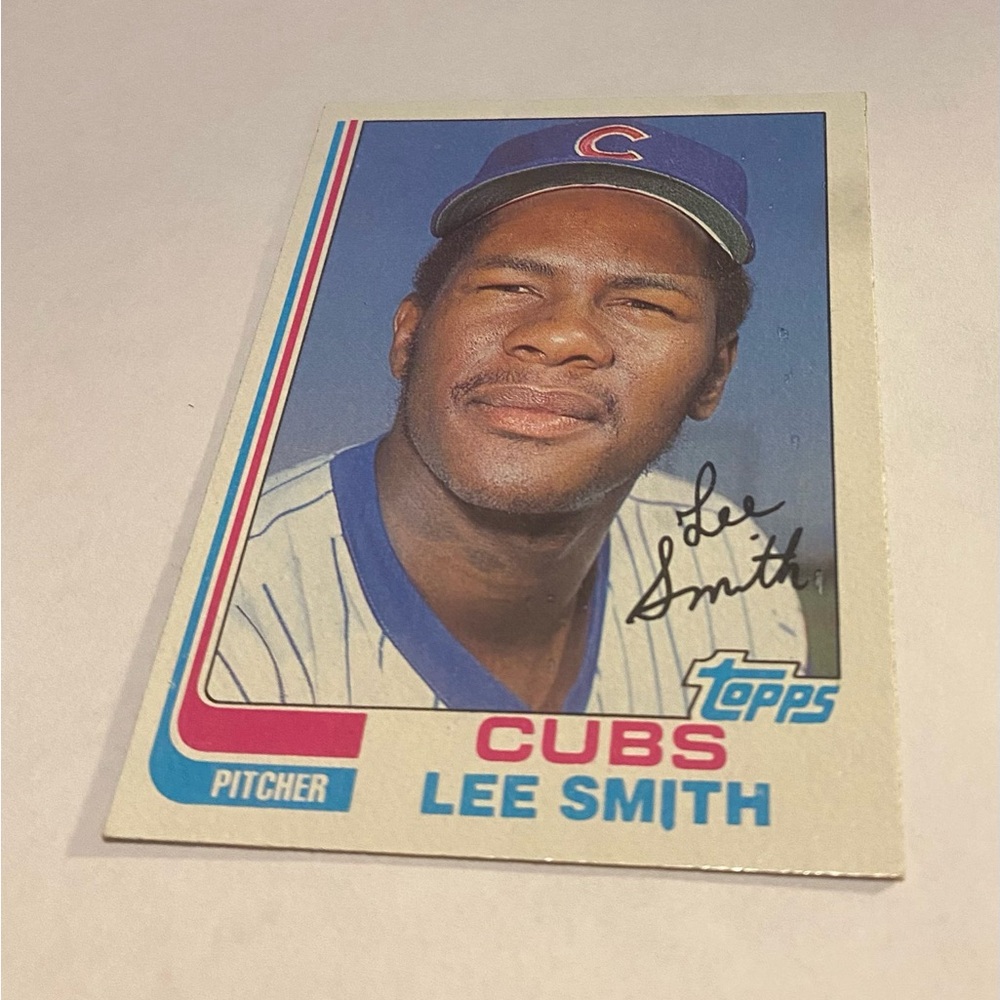 Lee Smith RC Rookie 1982 Topps Baseball Card Vintage Collectible *Must Have - Picture 3 of 3